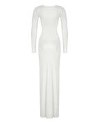 Braid Maxi Jersey Dress