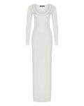 Braid Maxi Jersey Dress
