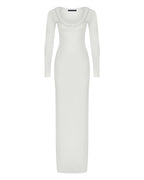 Braid Maxi Jersey Dress