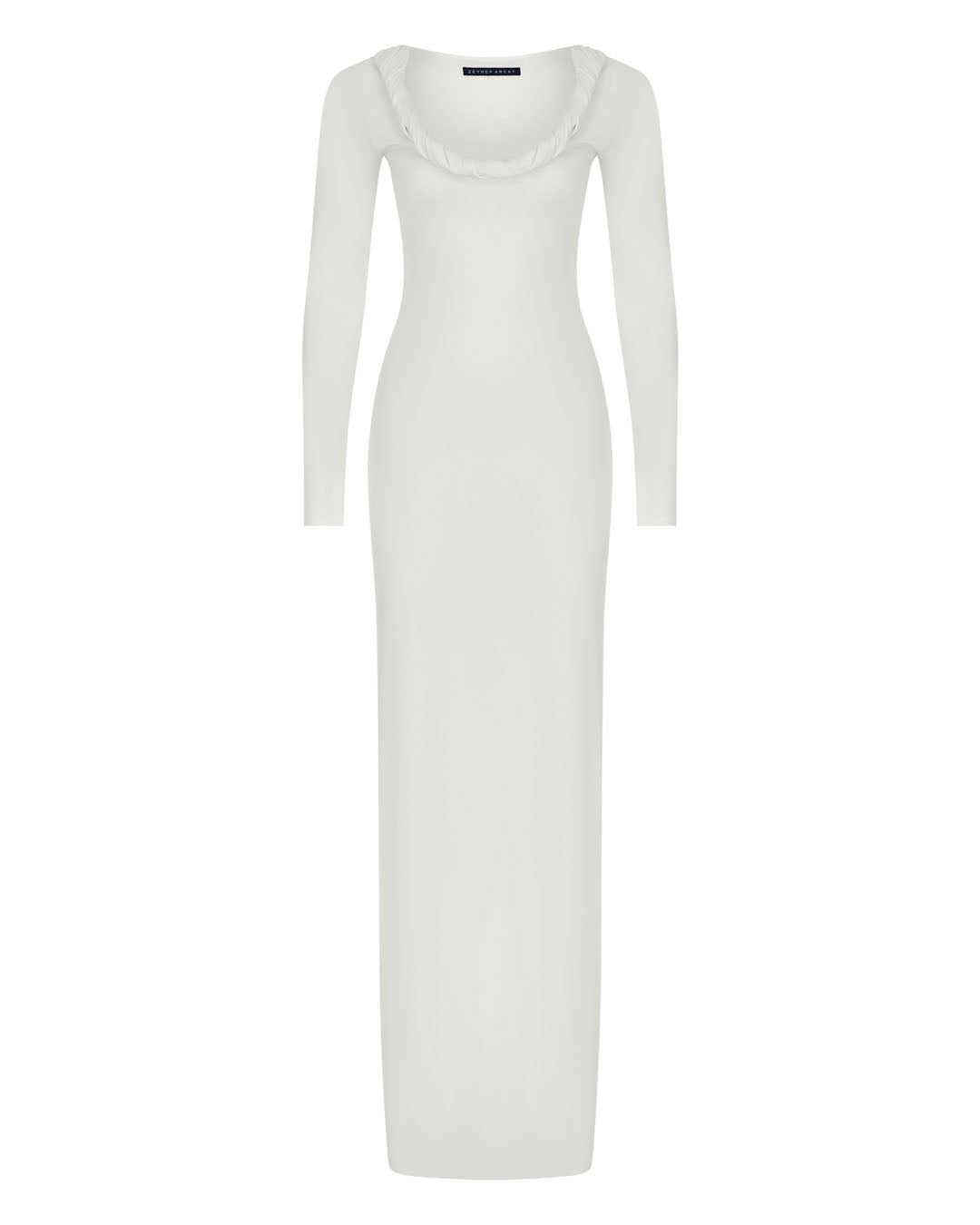 Braid Maxi Jersey Dress