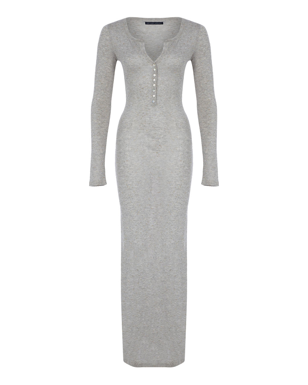 Button-up Maxi Knit Dress