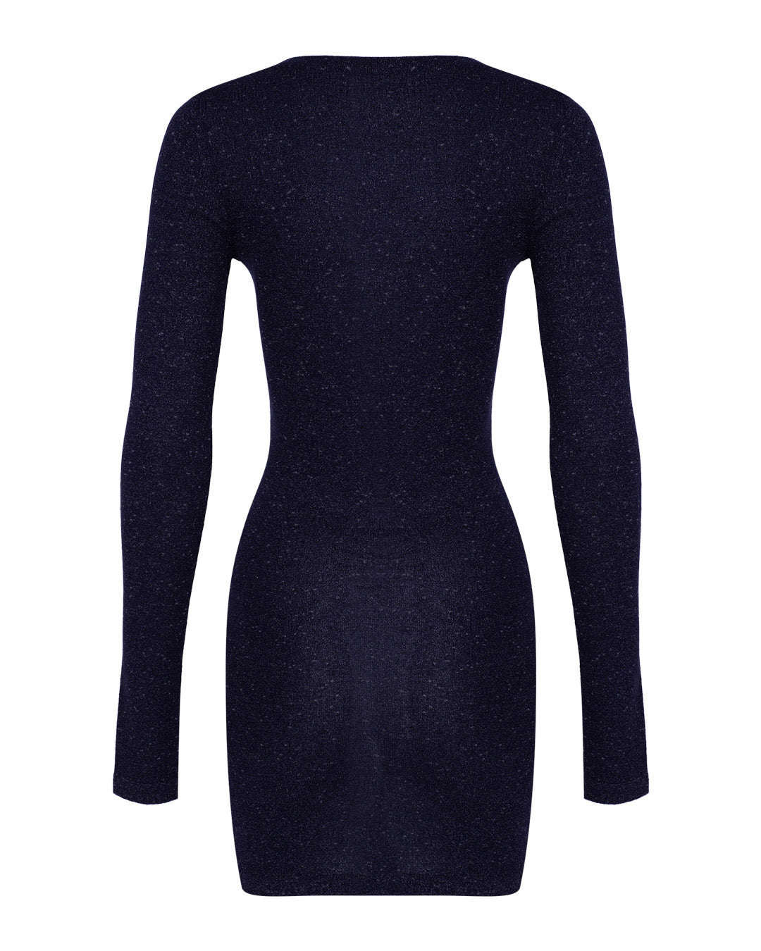 Button-up Mini Knit Dress