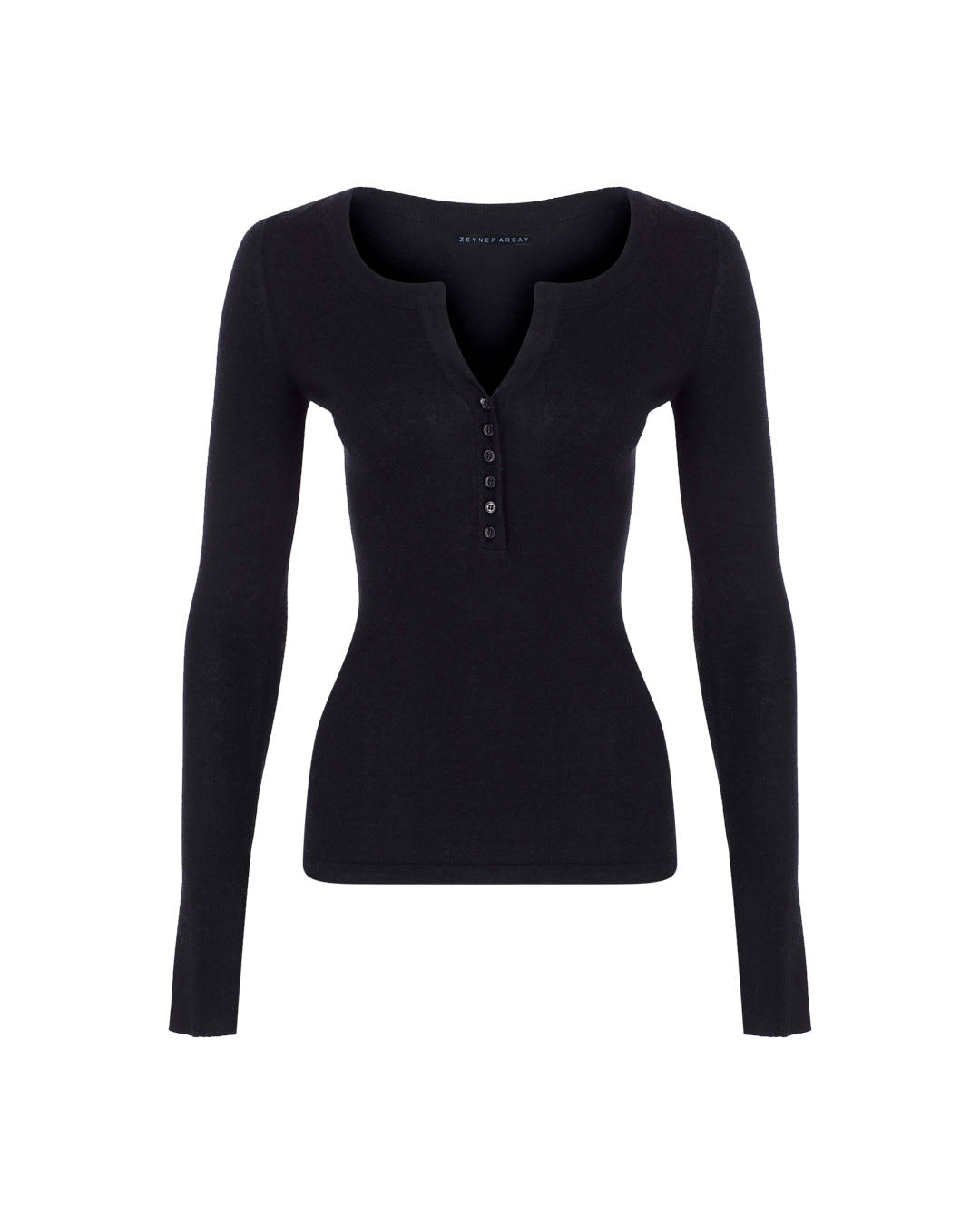 Button-up Silk Cashmere Top