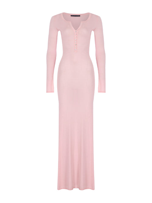 ButtonUp Maxi Tube Dress