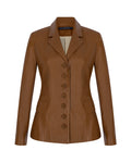 Zeynep Arçay Resort 2026 - Button Up Leather Blazer