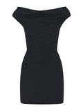 Cashmere Ruched Mini Dress