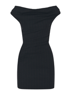 Cashmere Ruched Mini Dress