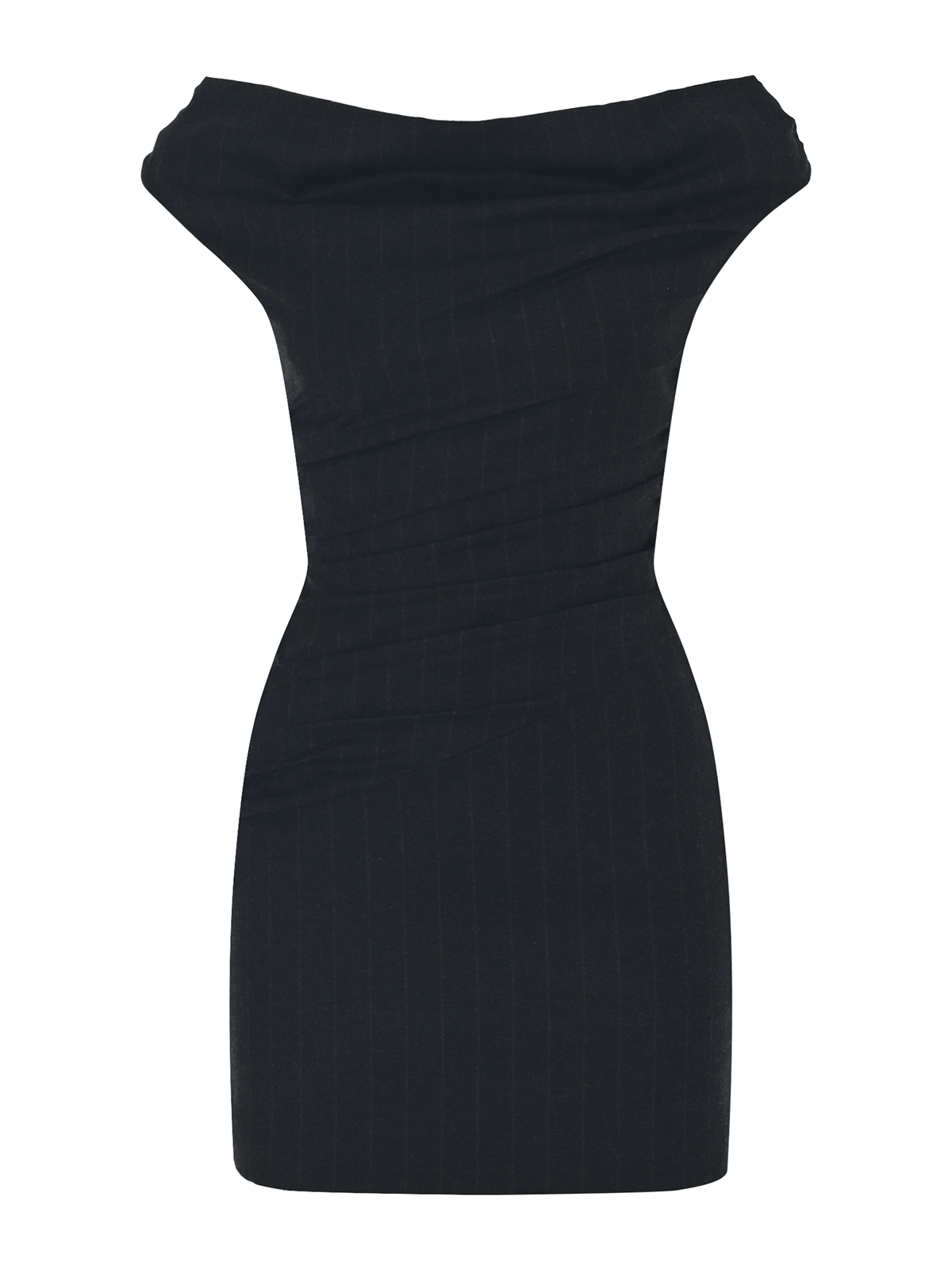 Cashmere Ruched Mini Dress