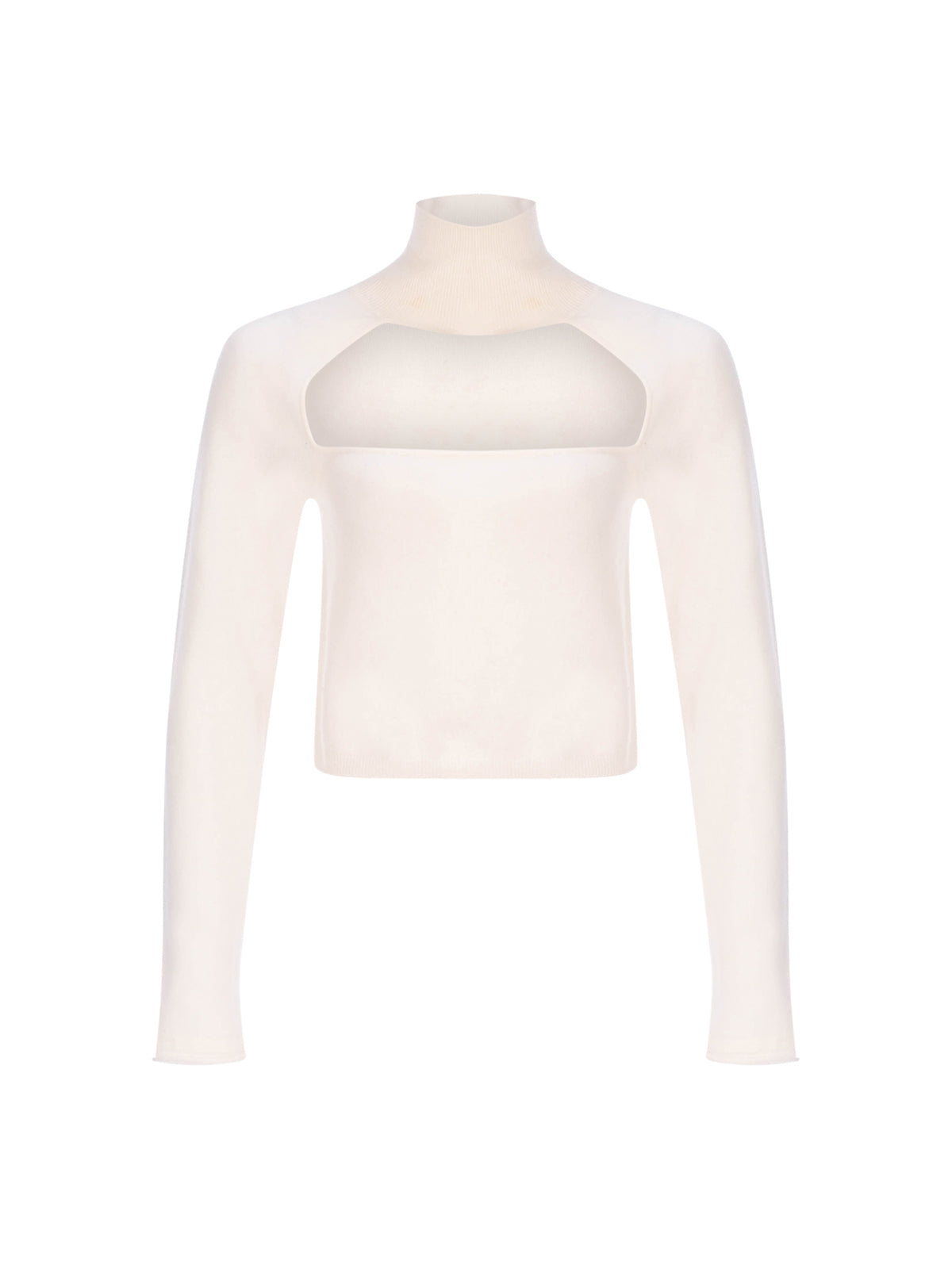 Cashmere Open Neck Jumper