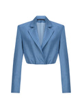 Crop Wool Blazer
