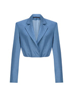 Crop Wool Blazer