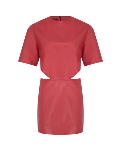 CutOut Leather Mini Dress