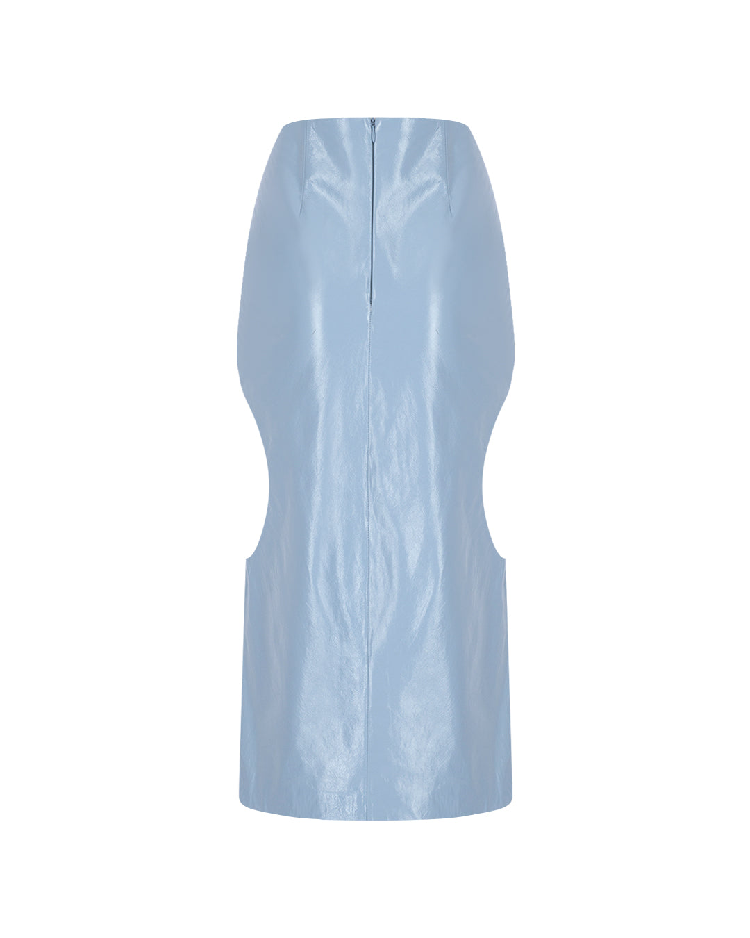 Zeynep Arçay Resort 2026 - Cutout Midi Leather Skirt