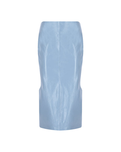 Zeynep Arçay Resort 2026 - Cutout Mini Leather Skirt