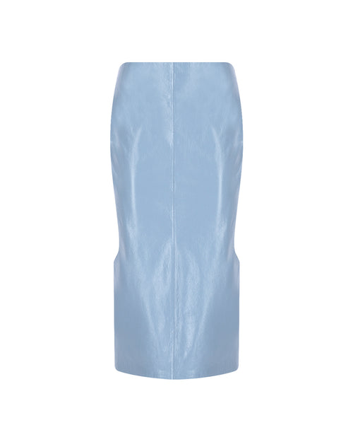 Zeynep Arçay Resort 2026 - Cutout Mini Leather Skirt
