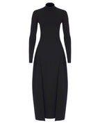 Double Slit Maxi Knit Dress