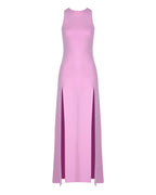 Double Slit Maxi Knit Dress