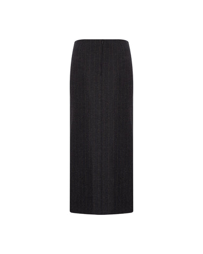 Zeynep Arçay Resort 2026 - Double Slit Midi Cashmere Skirt