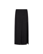 Zeynep Arçay Resort 2026 - Double Slit Midi Cashmere Skirt