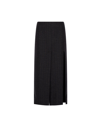 Zeynep Arçay Resort 2026 - Double Slit Midi Cashmere Skirt
