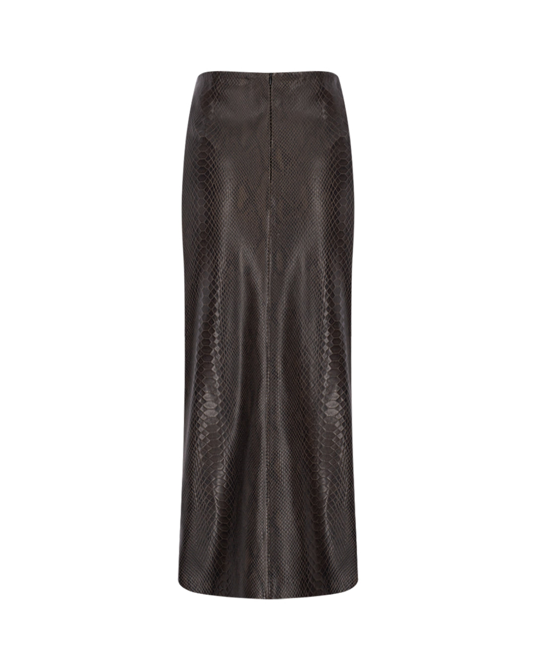 Zeynep Arçay Resort 2026 - Double Slit Midi Leather Skirt