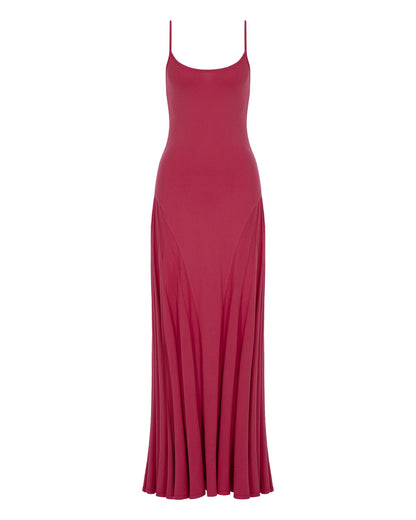 Flare Maxi Knit Dress