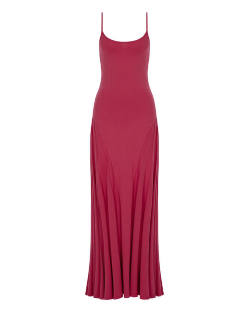 Flare Maxi Knit Dress
