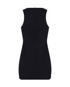 Flared Maxi Wool Silk Dress