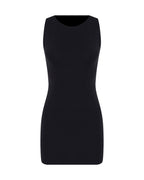 Flared Maxi Wool Silk Dress