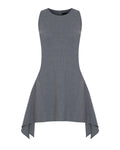 Flared Mini Wool Dress