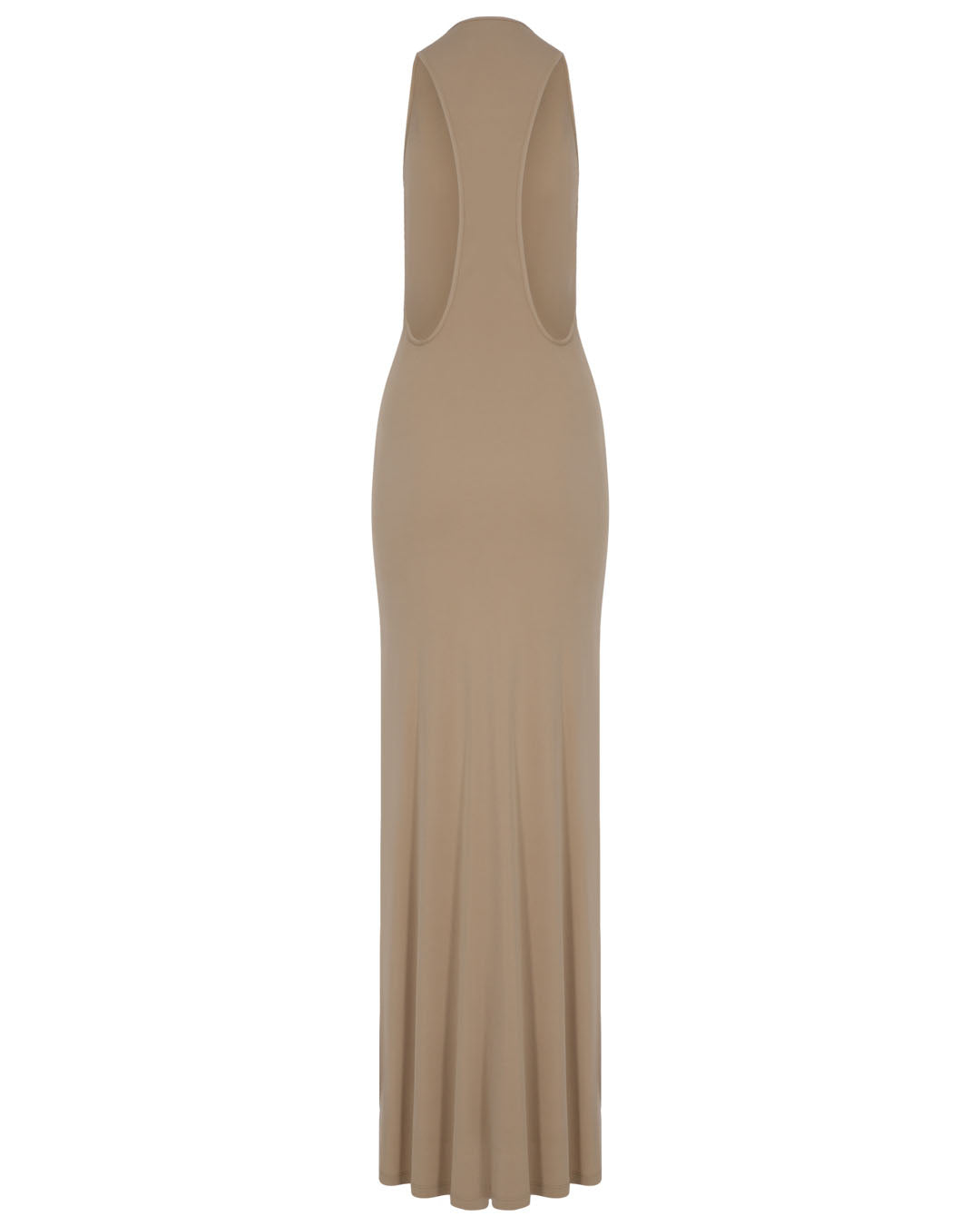 zeynep aray open-back maxi dress Backless Wool Maxi Dress 0