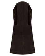 Halter Suede Mini Dress