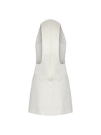 Halterneck Sateen Mini Dress