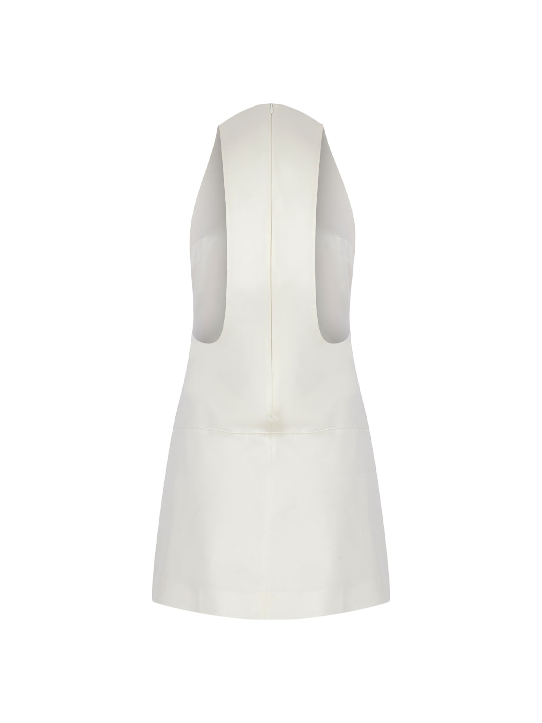 Halterneck Sateen Mini Dress