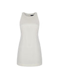Halterneck Sateen Mini Dress