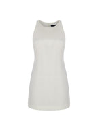 Halterneck Sateen Mini Dress