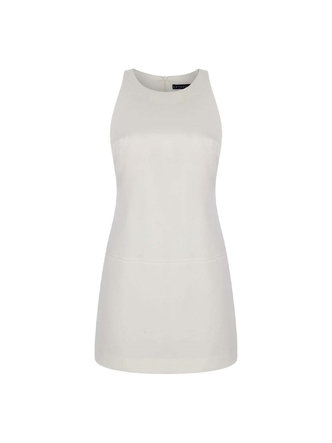 Halterneck Sateen Mini Dress