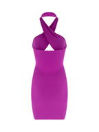 Halterneck Mini Knit Dress