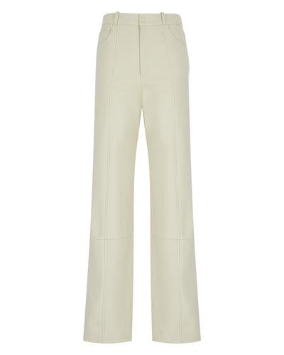 Highwaisted Loose Leather Pants