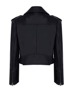 Short Leather Biker
