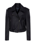 Short Leather Biker