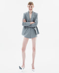 Wool One Button Blazer