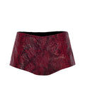 Micro Leather Shorts