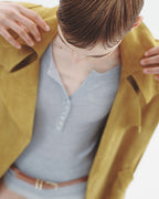 Suede Trench Coat