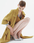 Suede Trench Coat