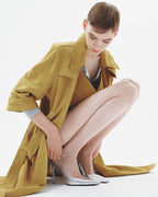 Suede Trench Coat