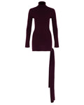 Mini Cashmere Dress with Scarf
