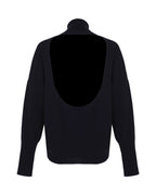 Backless Cashmere Jumper