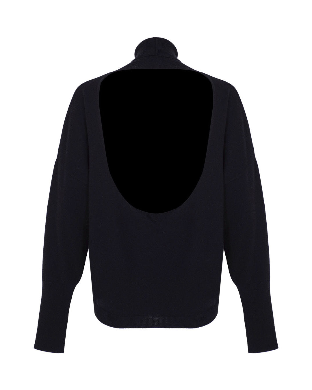 Backless Cashmere Jumper