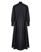 Maxi Leather Shirt Dress